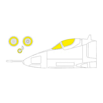eduard ex1061 1 48 a 4b tface canopy mask set mask for hasegawa