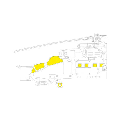 eduard ex1072 1 48 mi 24p tface canopy mask set mask for trumpeter