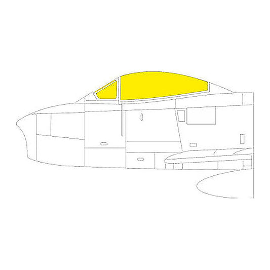 eduard ex1077 1 48 f 86a tface canopy mask set mask for clear prop
