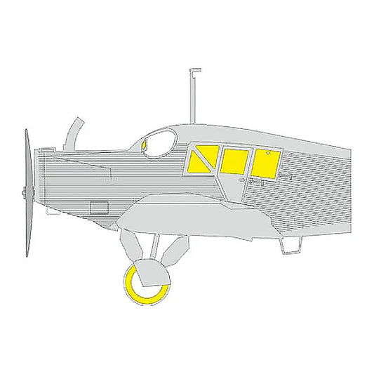 eduard ex1083 1 48 junkers f 13 mask for miniart