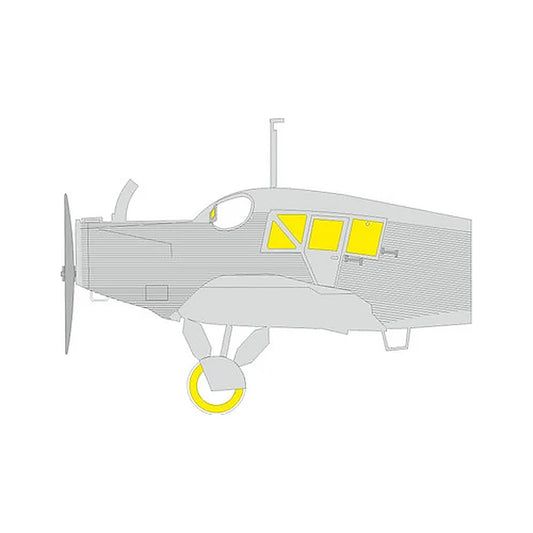 eduard ex1084 1 48 junkers f 13 tface canopy mask set mask for miniart