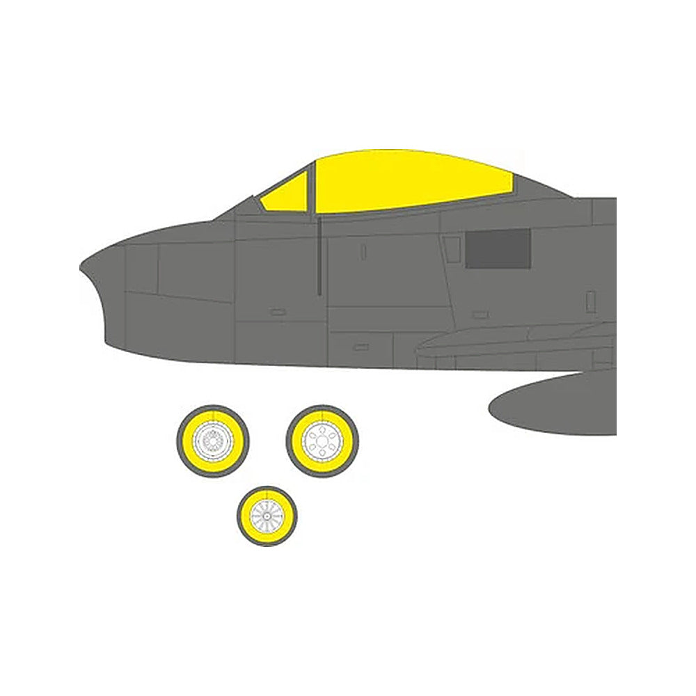 eduard ex1090 1 48 f 86f 25 30 mask for airfix