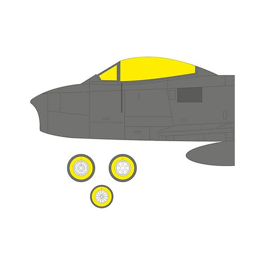 eduard ex1090 1 48 f 86f 25 30 mask for airfix