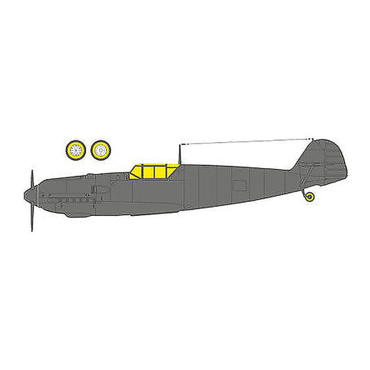 eduard ex1092 1 48 bf 109e 3 mask for hobby boss