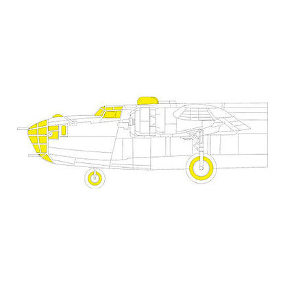 eduard ex1102 1 48 b 24d tface canopy mask set mask for hobby boss kit