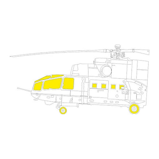 eduard ex1114 1 48 mi 24a mask for trumpeter kit