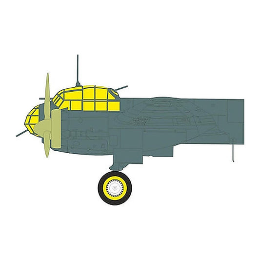 eduard ex1135 1 48 ju 88a 4 tface canopy mask set