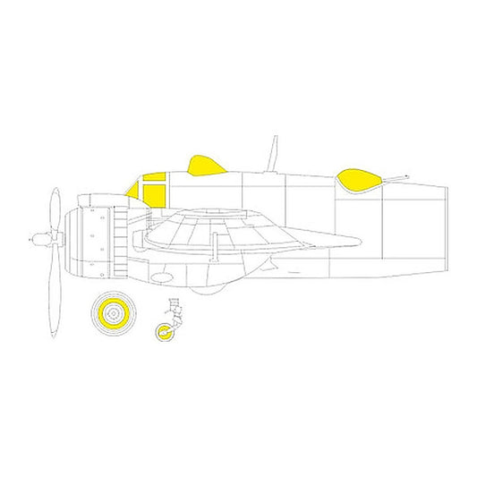 eduard ex1148 1 48 beaufighter mk vi mask for revell