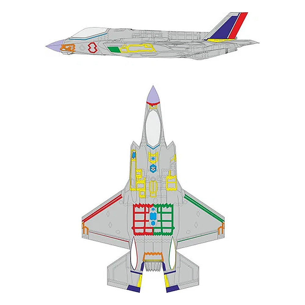eduard ex1156 1 48 f 35a ram coating early mask for italeri