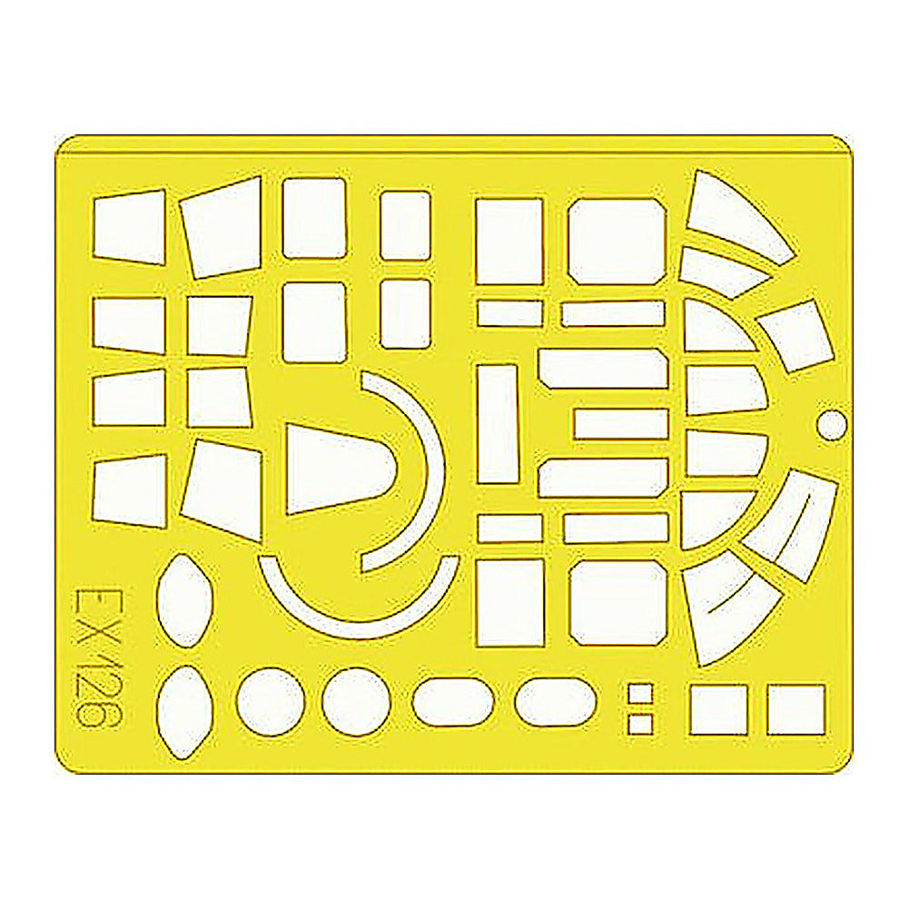 eduard ex126 1 48 mask b 25g for accurate miniatures canopy mask set