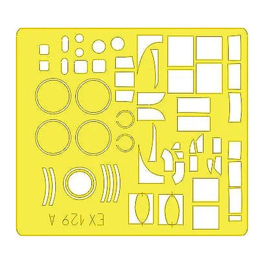 eduard ex129 1 48 mask lancaster for tamiya canopy mask set