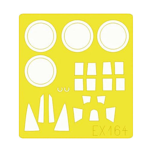 eduard ex164 1 48 mask n1k kyofu rex for tamiya canopy mask set