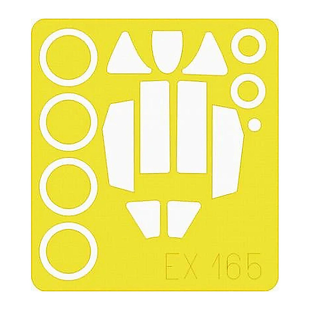 eduard ex165 1 48 mask mig 15bis for tamiya canopy mask set