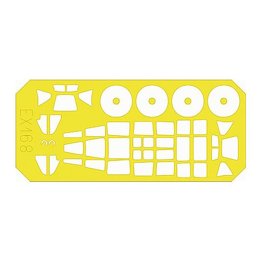 eduard ex168 1 48 paint mask for tamiya m6a seiran canopy mask set