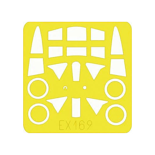 eduard ex169 1 48 mask p 36 for academy canopy mask set