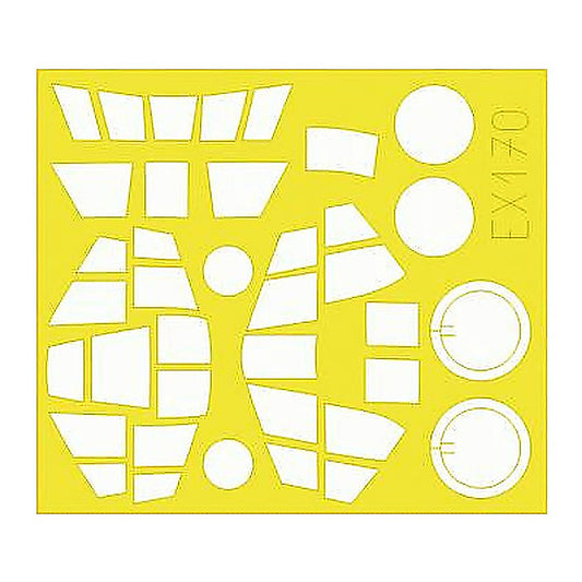 eduard ex170 1 48 mask do 335a 12 pfeil for tamiya canopy mask set