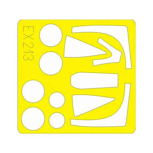eduard ex213 1 48 mask a 10 for italeri canopy mask set