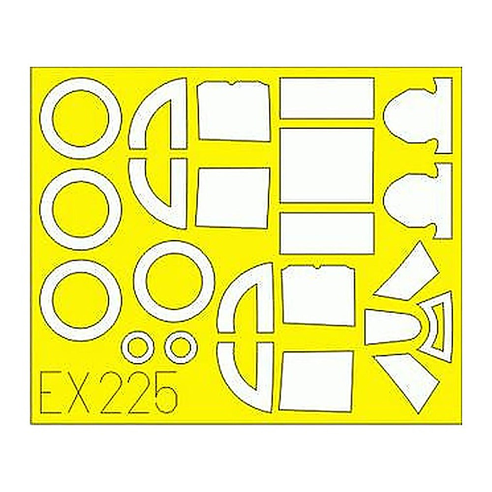 eduard ex225 1 48 mask lavochkin la 5fn for zvezda canopy mask set