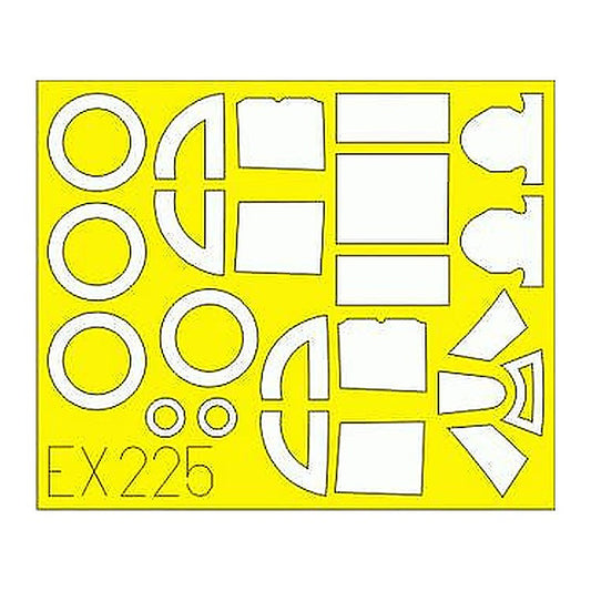 eduard ex225 1 48 mask lavochkin la 5fn for zvezda canopy mask set