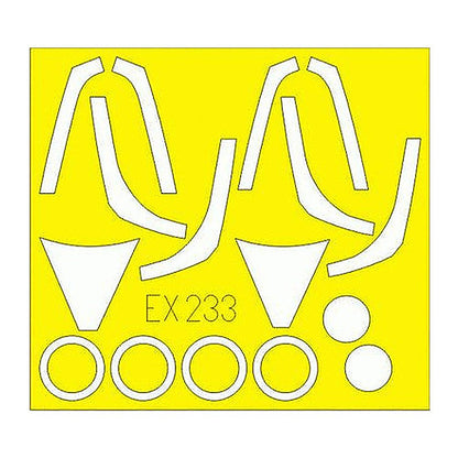 eduard ex233 1 48 mask f 16cj block 50 for tamiya 61098 canopy mask