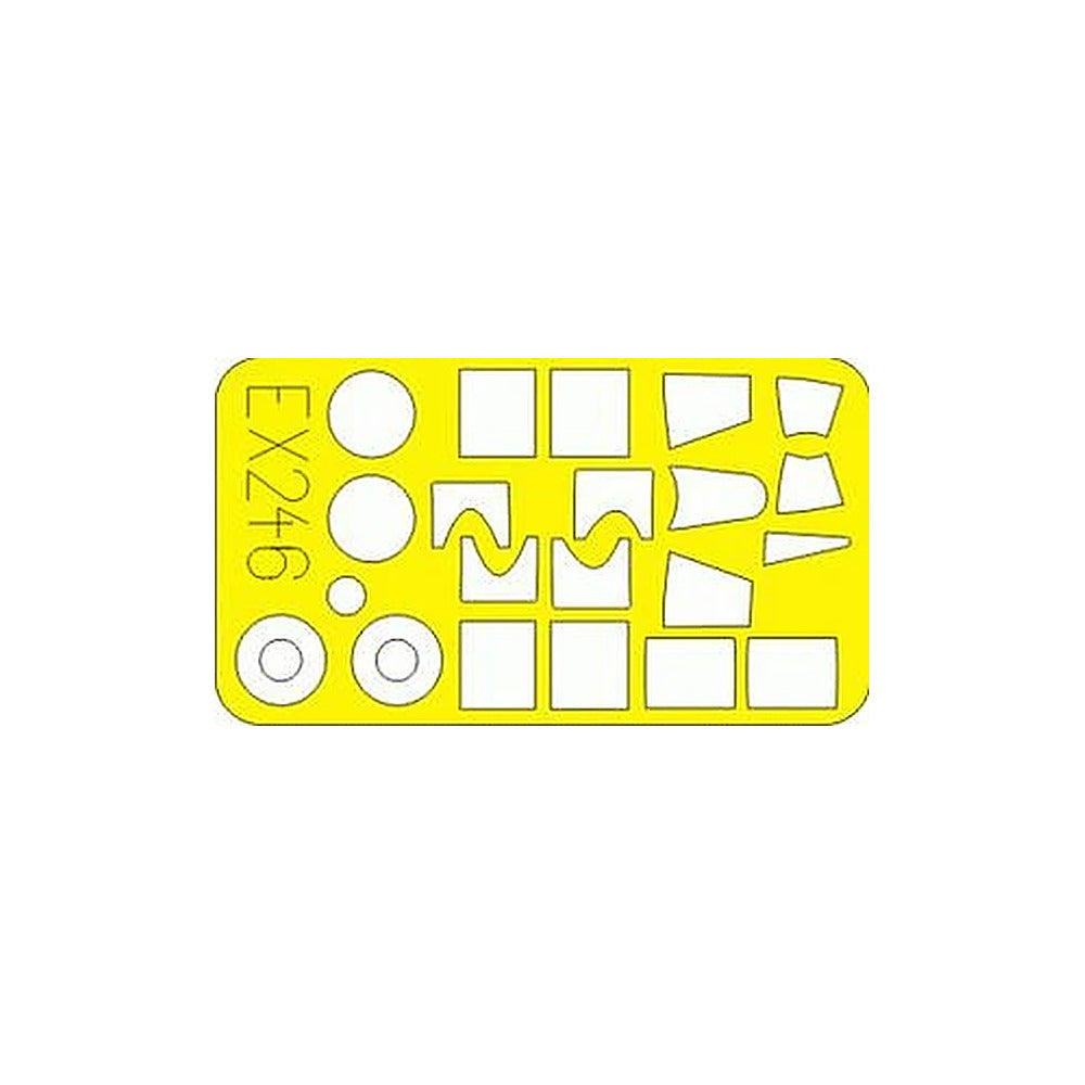 eduard ex246 1 48 mask f4f 3 4 for hobby boss canopy mask set