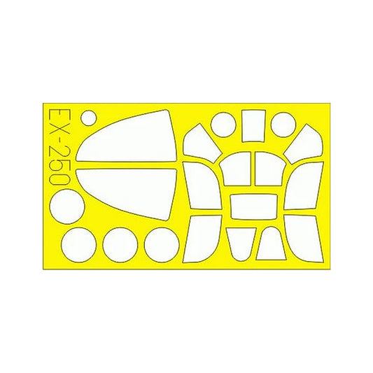 eduard ex250 1 48 mask p 39 p 400 weekend for eduard canopy mask set