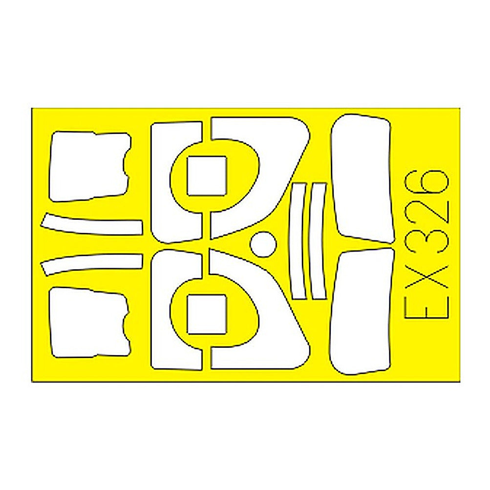 eduard ex326 1 48 mask s 2e f for kinetic canopy mask set