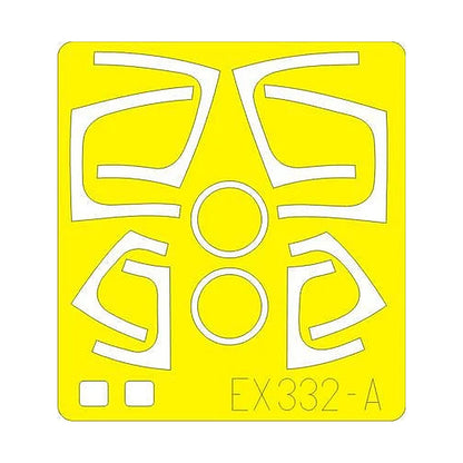 eduard ex332 1 48 mask s 3 for italeri canopy mask set