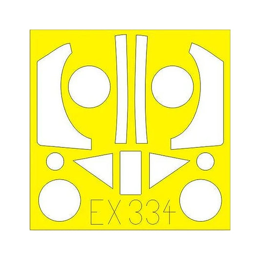 eduard ex334 1 48 mask ta 152h for hobby boss canopy mask set