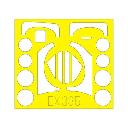 eduard ex335 1 48 mask sea vixen faw 2 for airfix canopy mask set