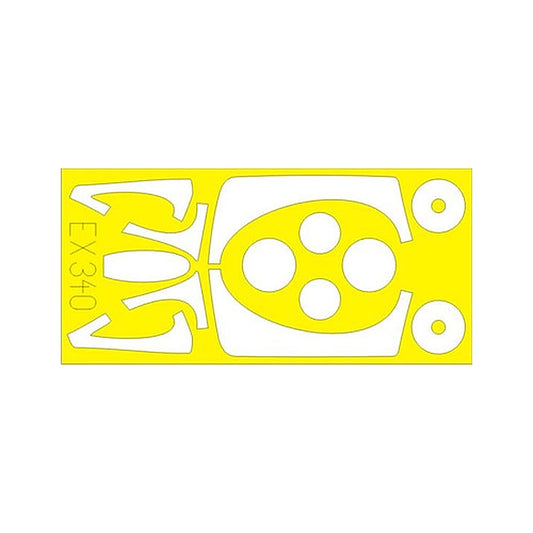 eduard ex340 1 48 mask f3h 2 for hobby boss canopy mask set