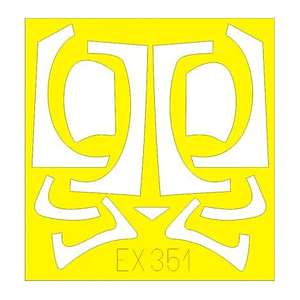 eduard ex351 1 48 mask a 6e for kinetic canopy mask set