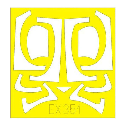 eduard ex351 1 48 mask a 6e for kinetic canopy mask set