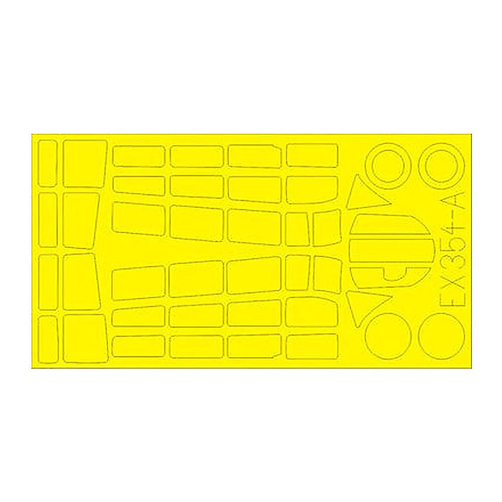 eduard ex354 1 48 mask tbd 1 for great wall hobby canopy mask set