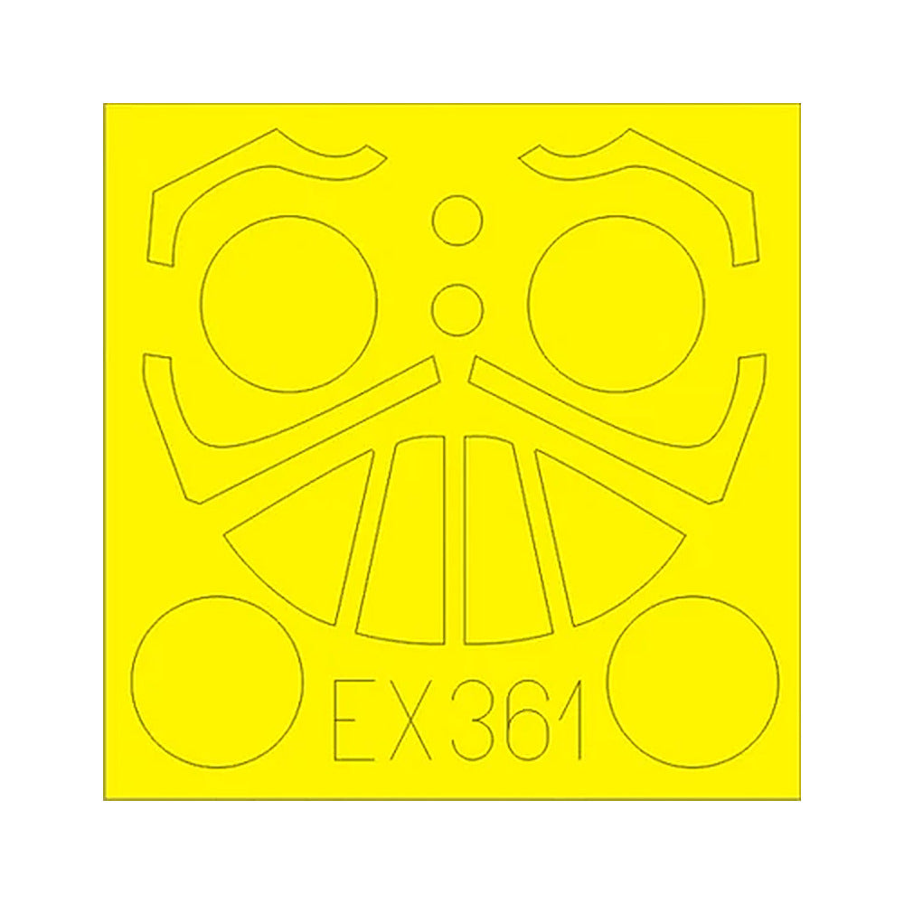 eduard ex361 1 48 mask f4u 4 for hobby boss canopy mask set