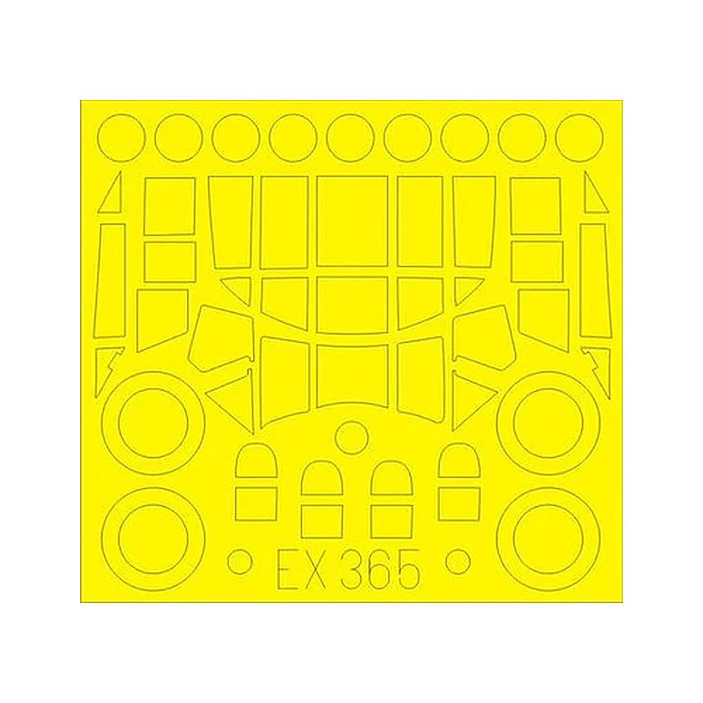 eduard ex365 1 48 mask an 2 for hobby boss canopy mask set