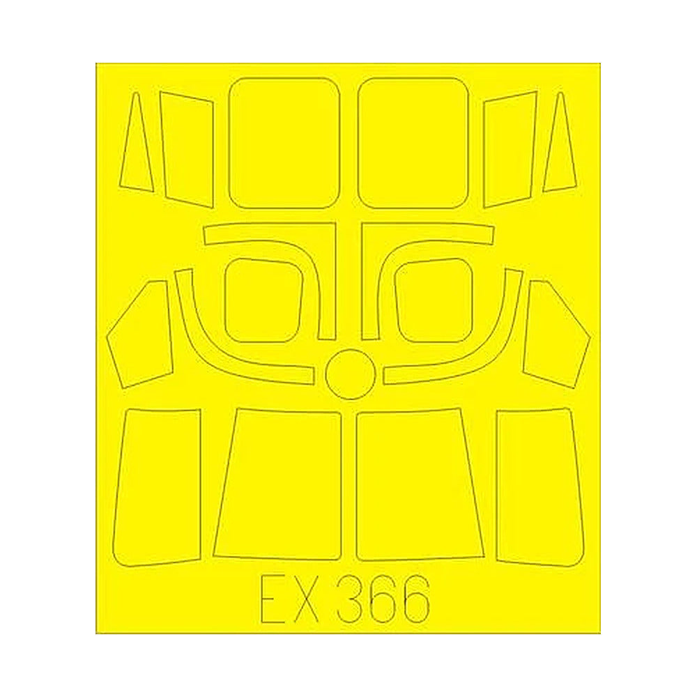 eduard ex366 1 48 mask lynx hma 8 for airfix canopy mask set