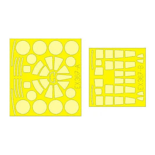 eduard ex367 1 48 mask b 29 for monogram revell canopy mask set