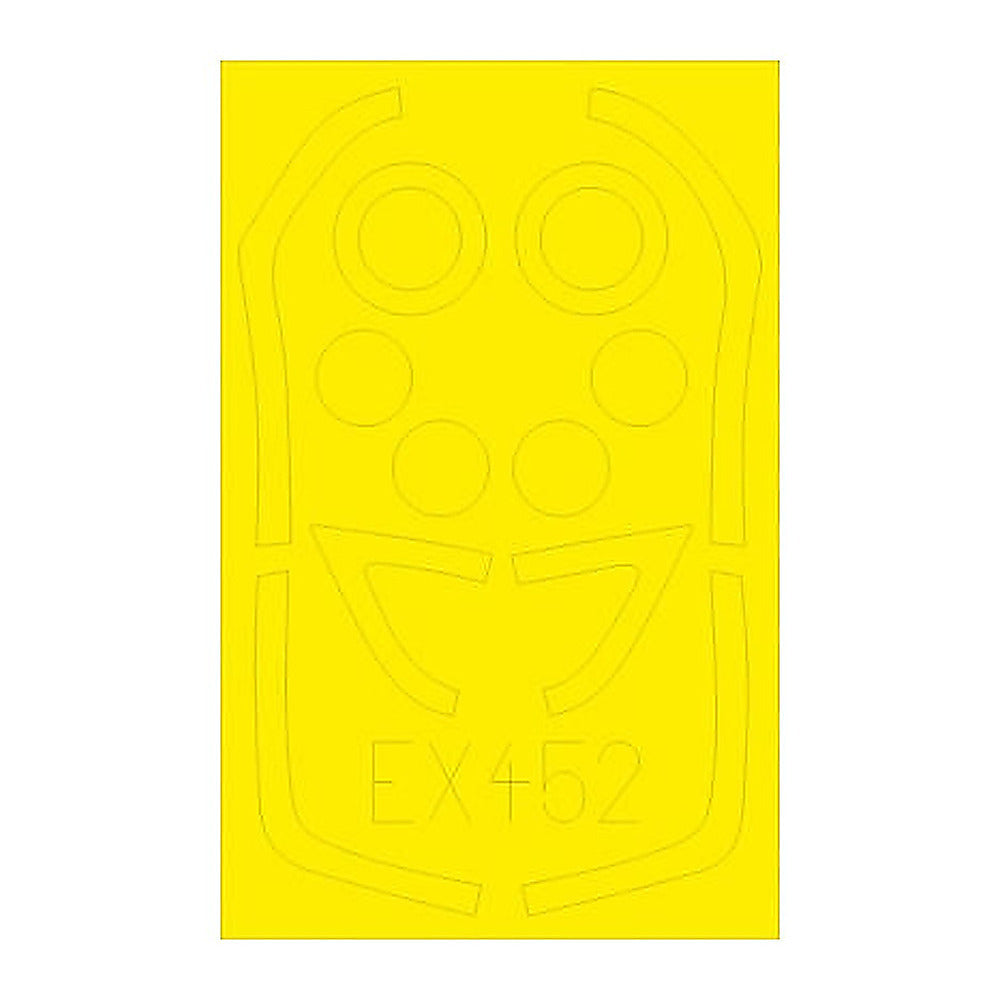 eduard ex452 1 48 mask gnat t 1 for airfix canopy mask set