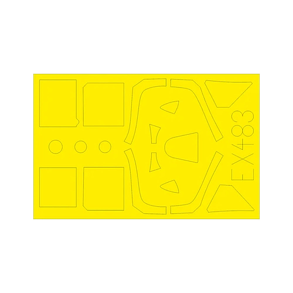 eduard ex483 1 48 paint mask for eduard spitfire mk viii canopy mask