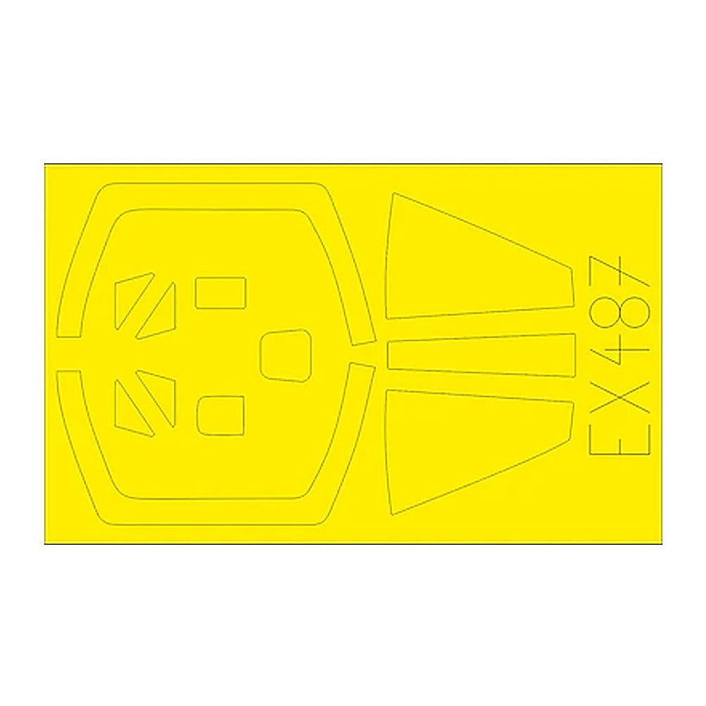 eduard ex487 1 48 paint mask for kinetic mirage iii e canopy mask set