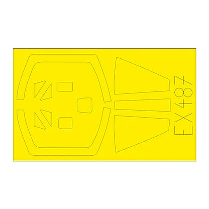 eduard ex487 1 48 paint mask for kinetic mirage iii e canopy mask set