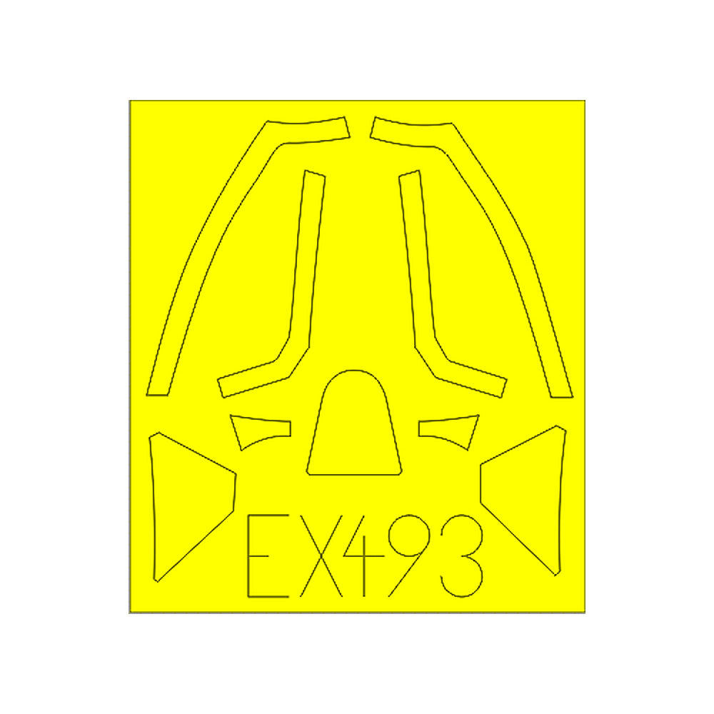 eduard ex493 1 48 mask spitfire mk xvi bubbletop weekend for eduard