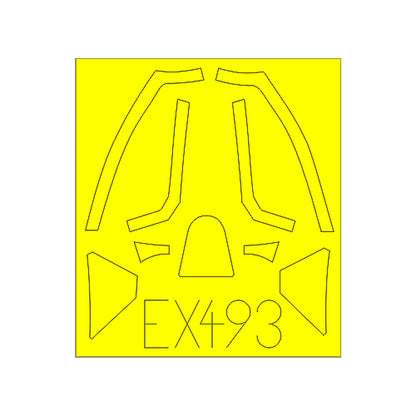 eduard ex493 1 48 mask spitfire mk xvi bubbletop weekend for eduard