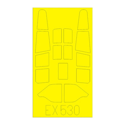 eduard ex530 1 48 mask p 40b for air canopy mask set