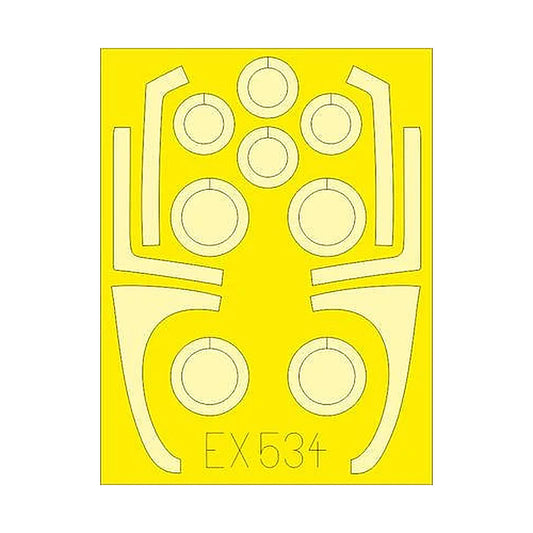 eduard ex534 1 48 mask f a 18c for kinetic canopy mask set