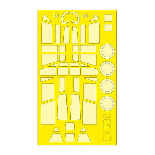 eduard ex536 1 48 mask ju 87b 1 for airfix canopy mask set