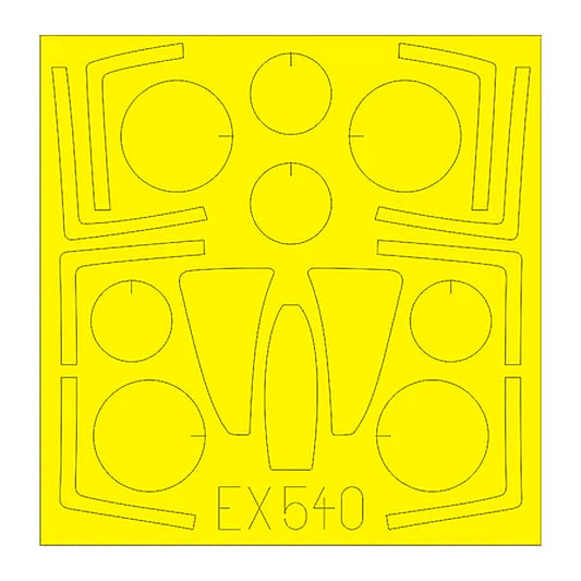 eduard ex540 1 48 paint mask for tamiya f 14a canopy mask set
