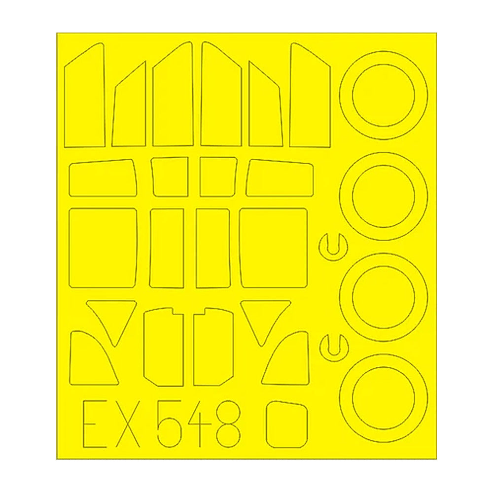 eduard ex548 1 48 paint mask for tamiya ki 61 id canopy mask set