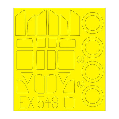 eduard ex548 1 48 paint mask for tamiya ki 61 id canopy mask set